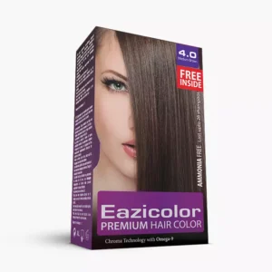 Eazicolor Premium Hair Color Kits for Women (4.0 Medium Brown)