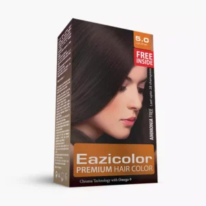 Eazicolor Premium Hair Color Kits for Women (5.0 Light Brown)