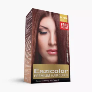 Eazicolor Premium Hair Color Kits for Women (5.43 Light Copper Golden Brown)