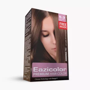 Eazicolor Premium Hair Color Kits for Women (5.3 Light Golden Brown)