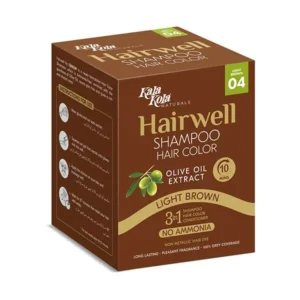 Kala Kola Hairwell Shampoo Color Sachet 10 PCS (04 Light Brown)