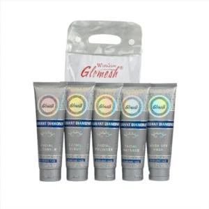 Glomesh Diamond Facial kit 5 in 1 Tube