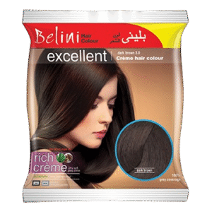 Belini Hair Color Sachet 12 PCS (Dark Brown)