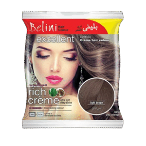 Belini Hair Color Sachet 12 PCS (Light Brown)