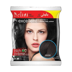 Belini Hair Color Sachet 12 PCS (Natural Black)