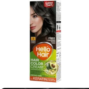 Hello Hair - Hair Color Natural Black 1(Retail-300)