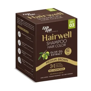 Kala Kola Hairwell Shampoo Color Sachet 10 PCS (03 Medium Brown)