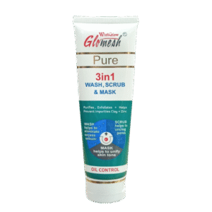 Glomesh 3In1 Face Wash, Sacrub & Mask