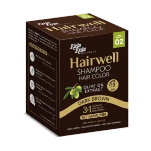 Kala Kola Hairwell Shampoo Color Sachet 10 PCS (02 Dark Brown)