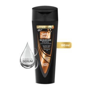 Set and Touch - Rich Black Shine Shampoo 180 ml