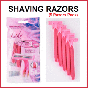 Body Razer With 3 Blades (5 PCS)
