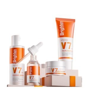 Kormesic V7 Whitening Cream, Serum, Water & Cleanser Set