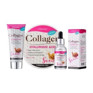 Kormesic Collagen Hyaluronic Acid Snail Gel, Cleanser & Serum Set